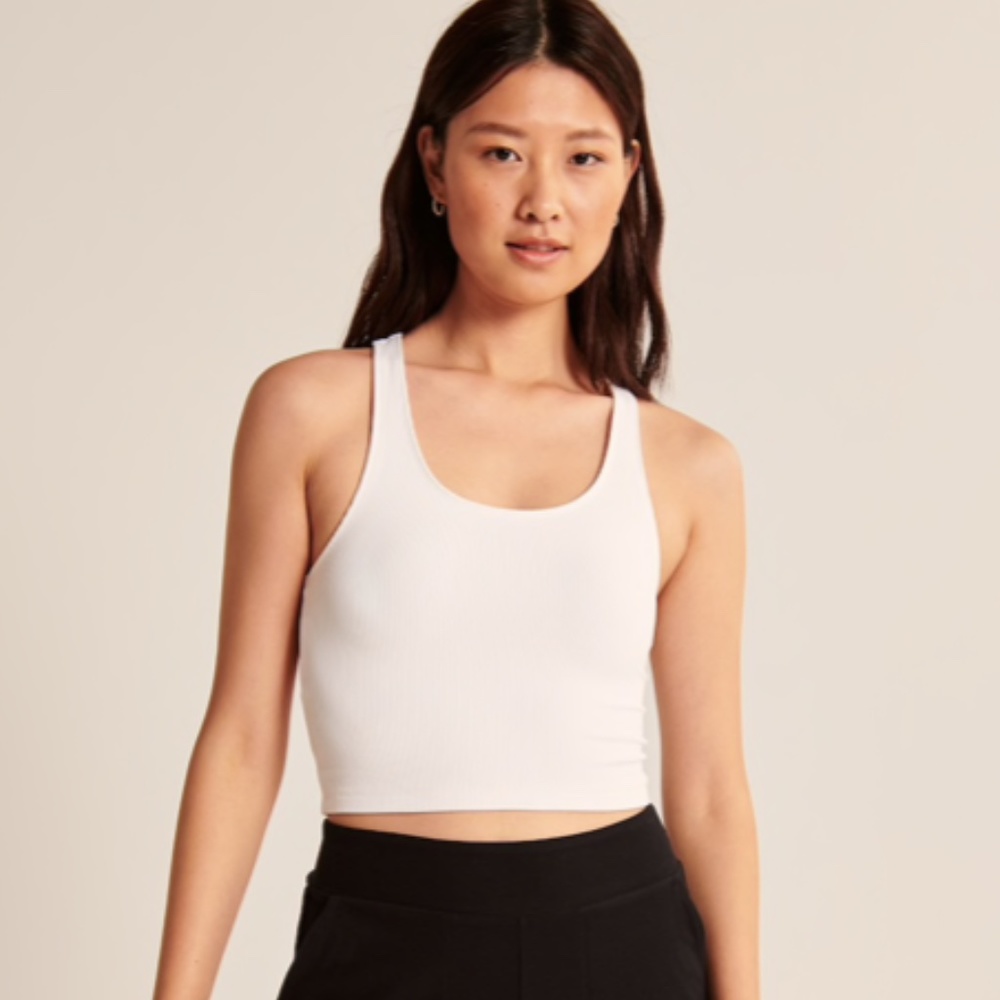 Abercrombie Seamless Ribbed Racerback Tank, XS - Picture 2 of 6